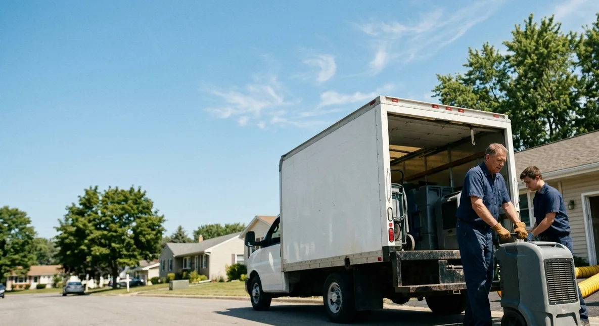 Water Damage Cleanup in Wolcottville, IN near me